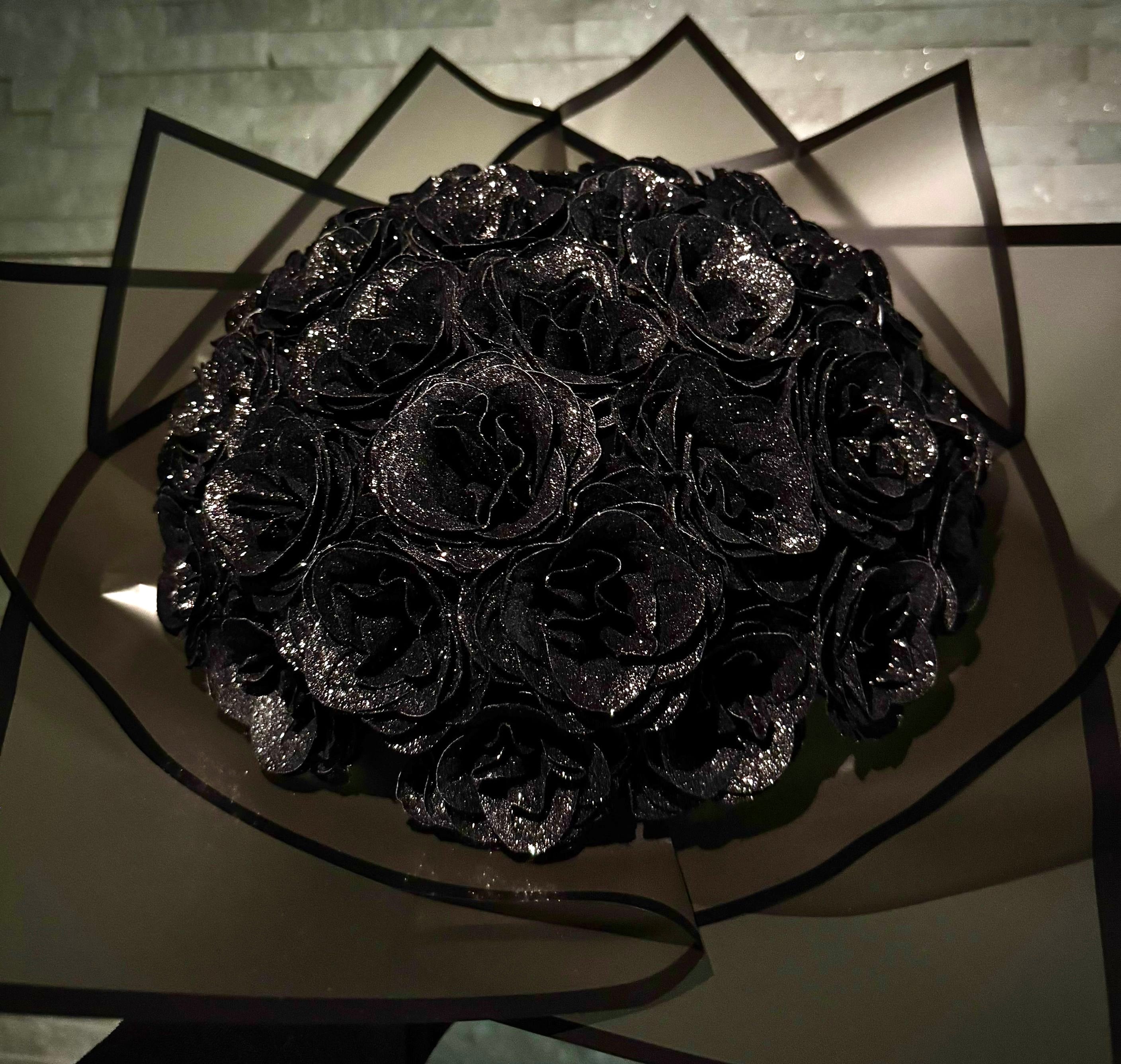 Glitzer-Rosenstrauß