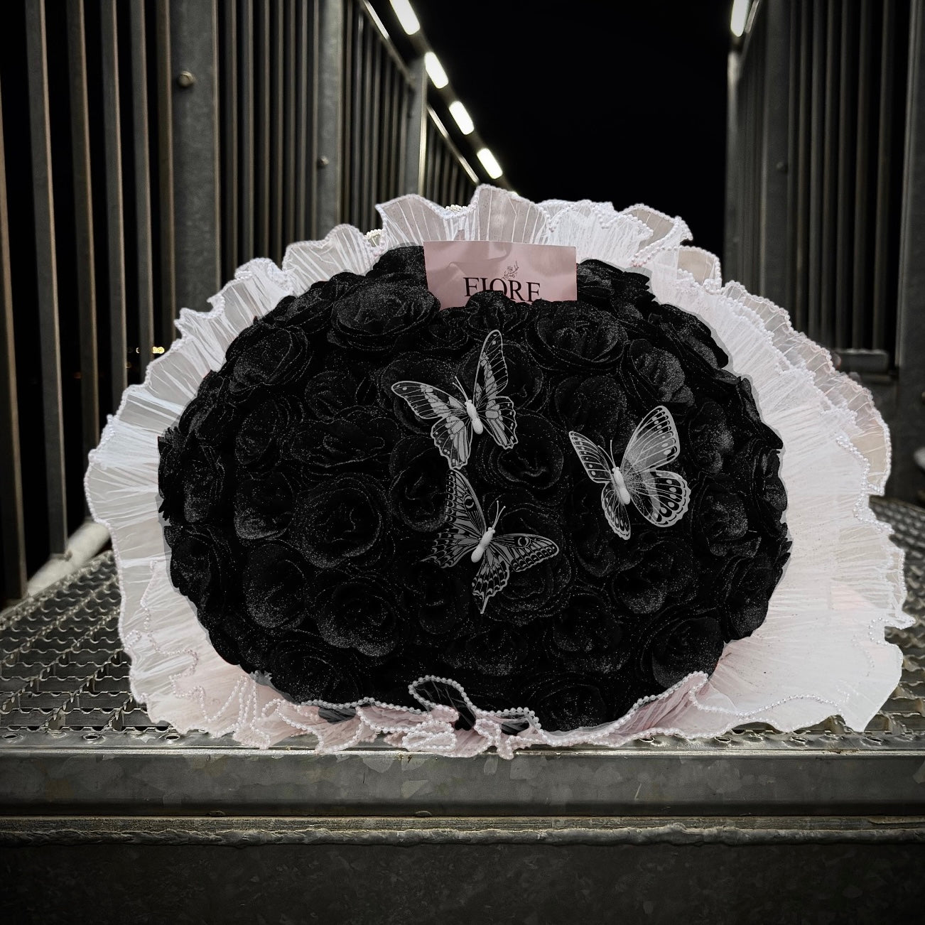 Glitzer-Rosenstrauß