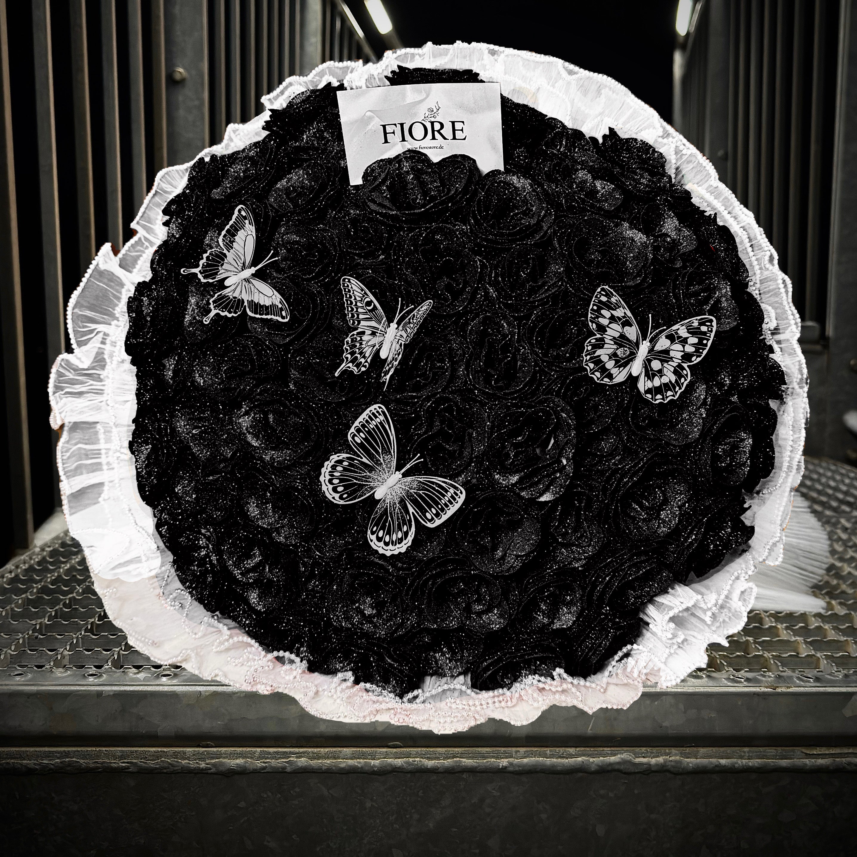 Glitzer-Rosenstrauß